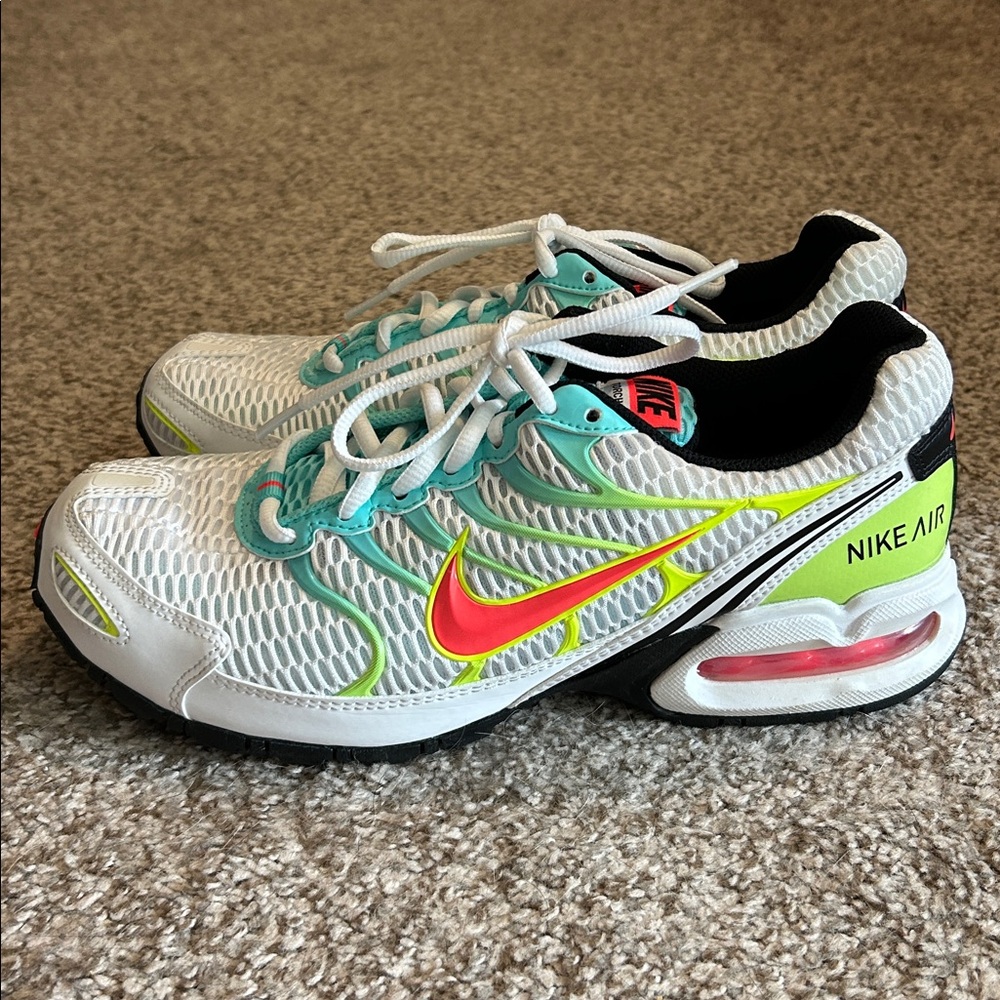 Nike Women's Teal and White Sneakers